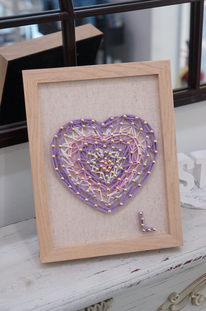 Customized Pattern Framed String Art