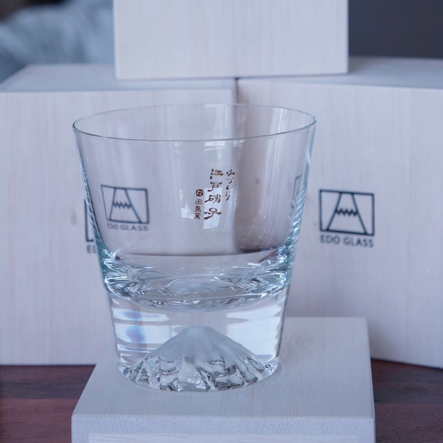 Edo Glass | Mt Fuji Glass Tumbler