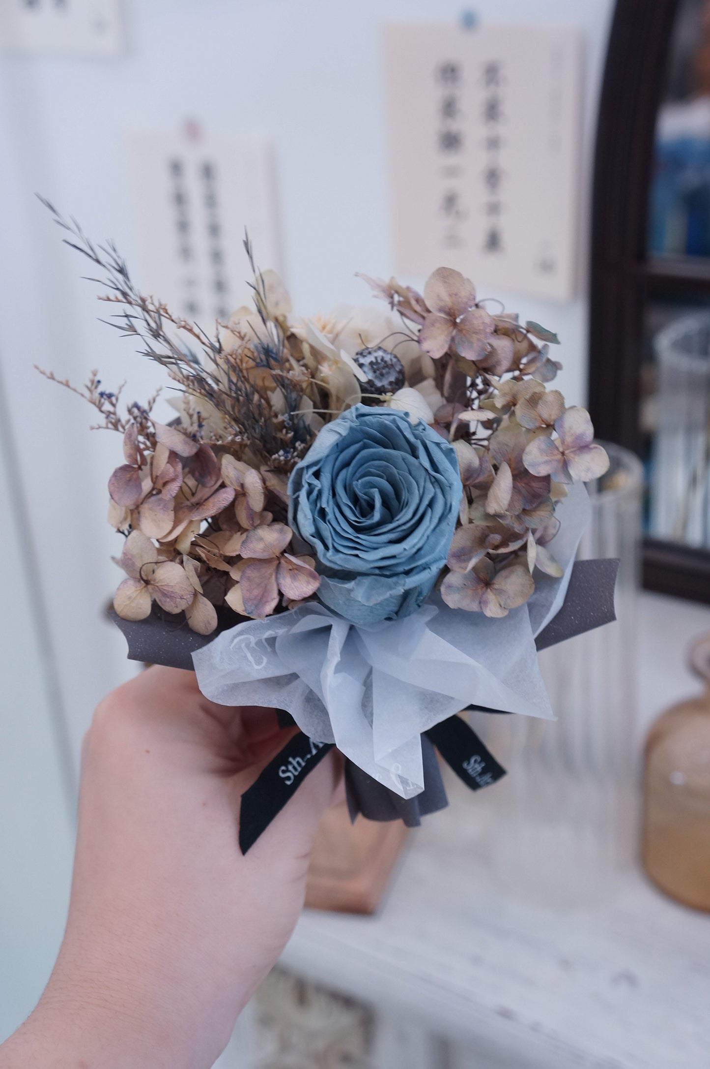 Dried & Preserved Flower Bouquet Car Diffuser