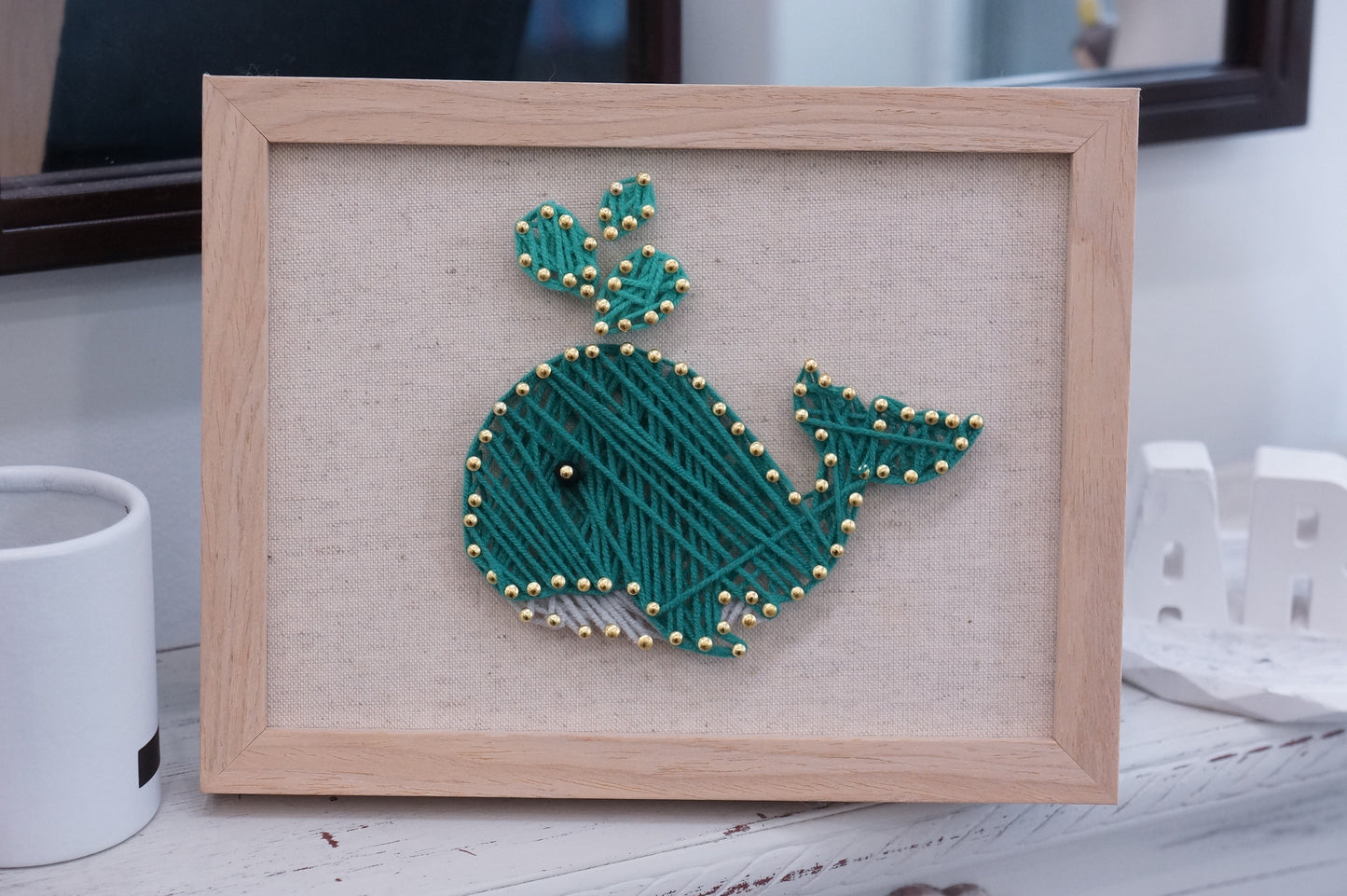 Customized Pattern Framed String Art