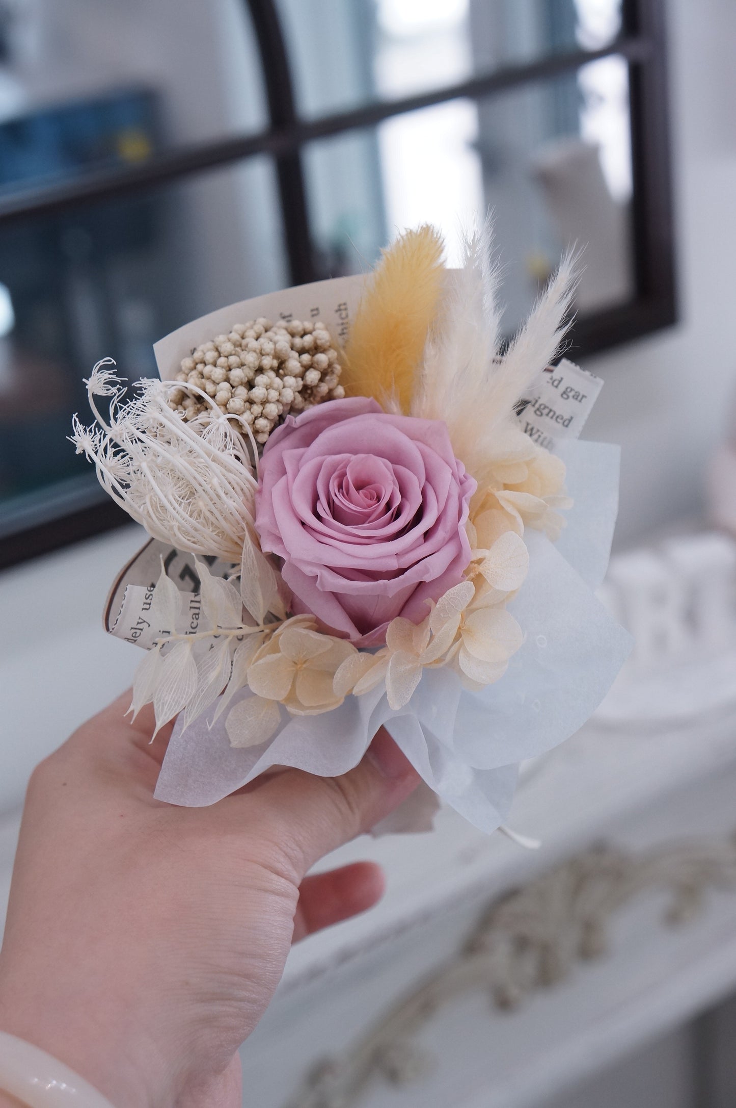 Dried & Preserved Flower Bouquet Car Diffuser