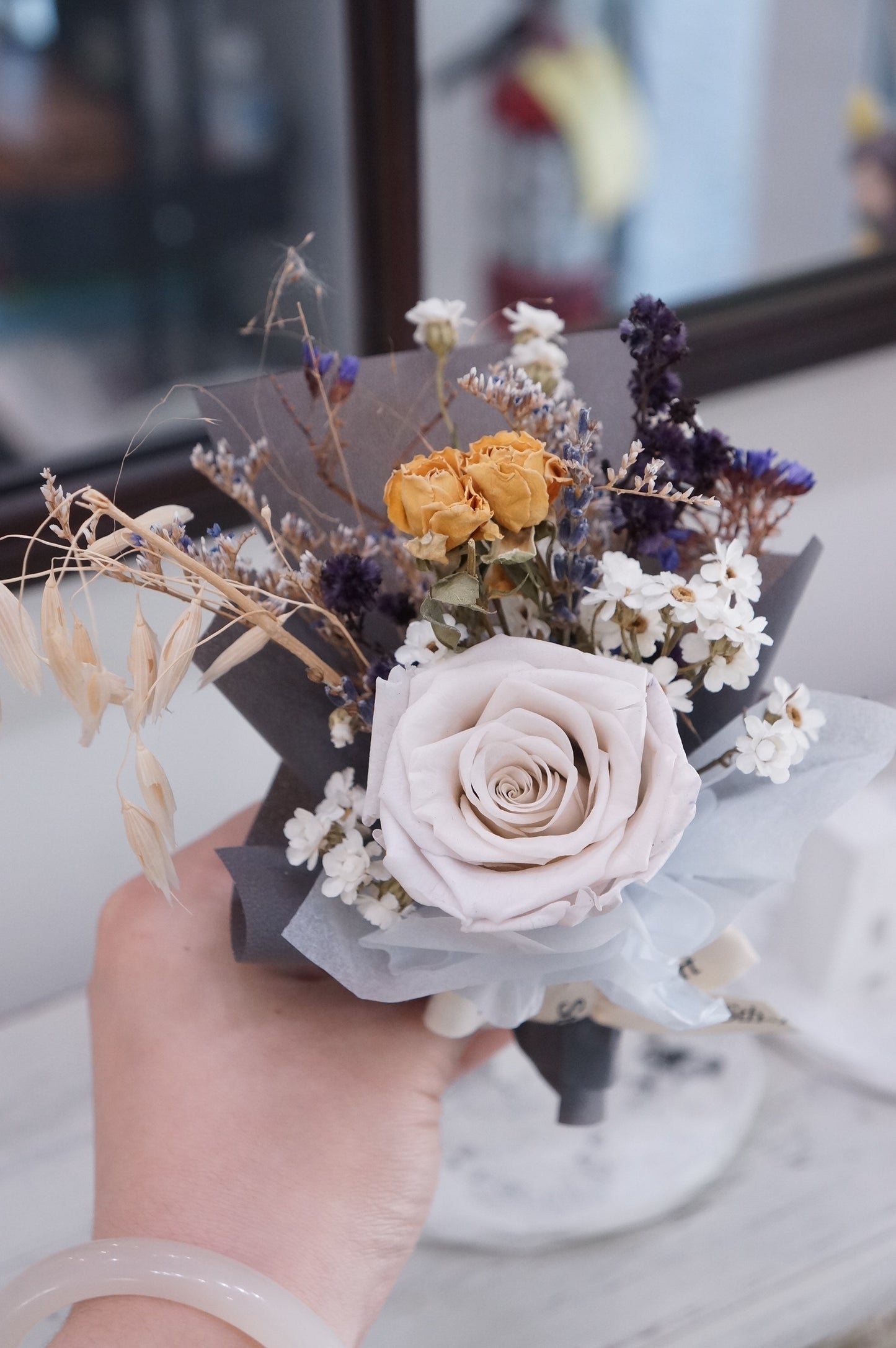 Dried & Preserved Flower Bouquet Car Diffuser