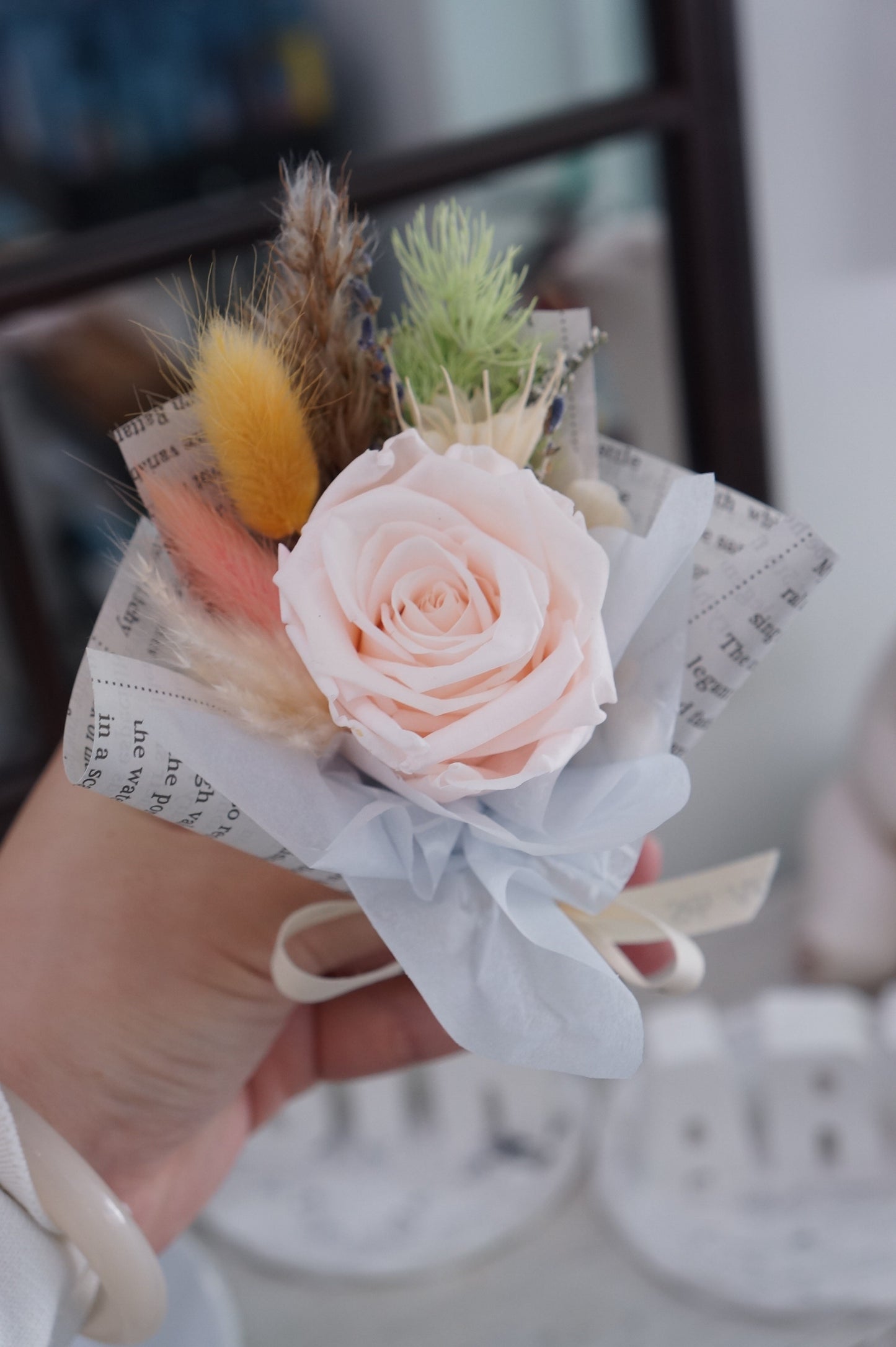 Dried & Preserved Flower Bouquet Car Diffuser