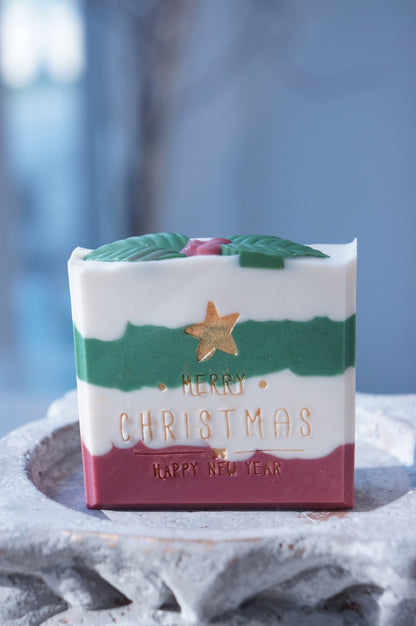 Christmas Stripes Cold Process Soap