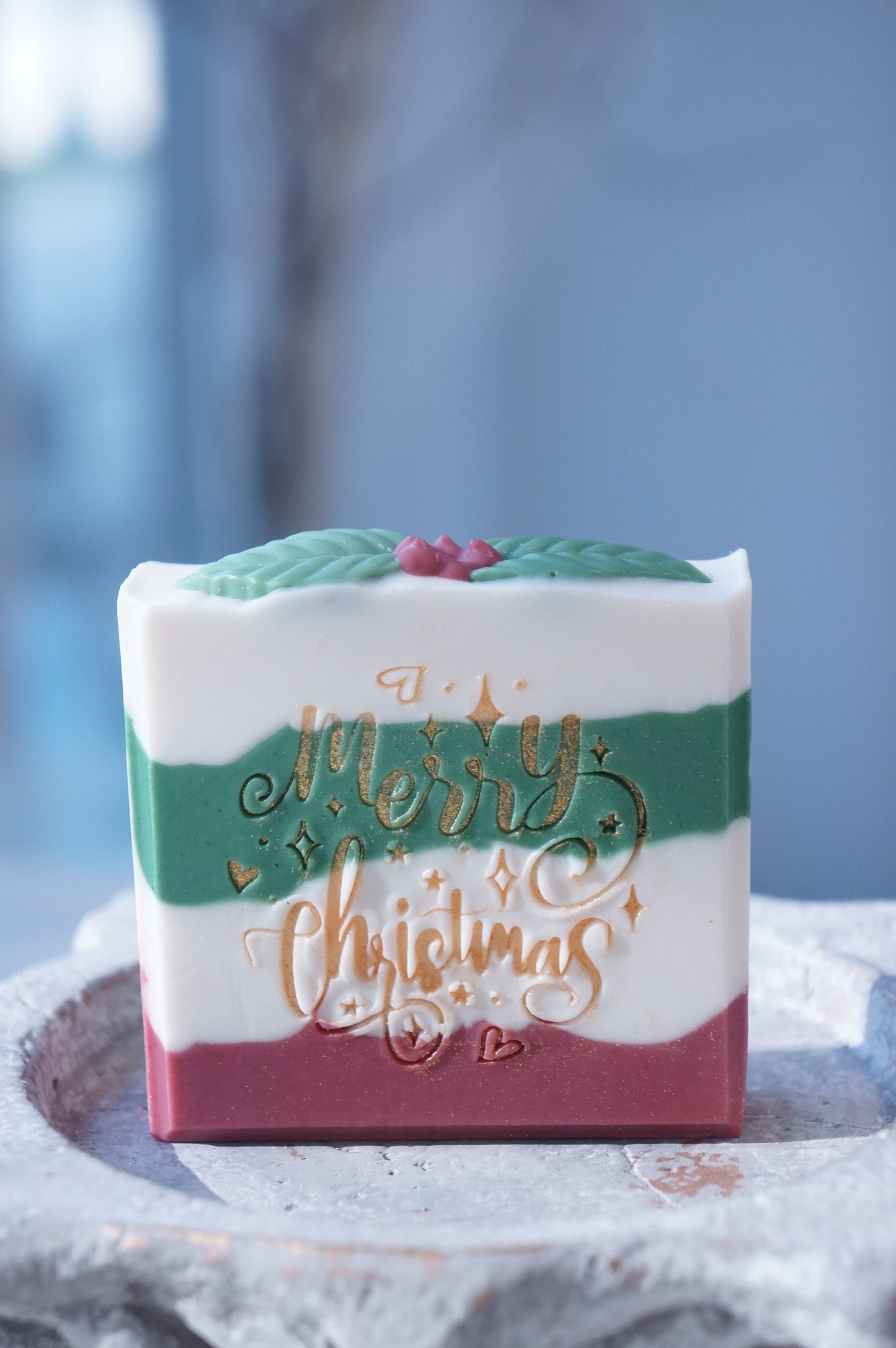 Christmas Stripes Cold Process Soap