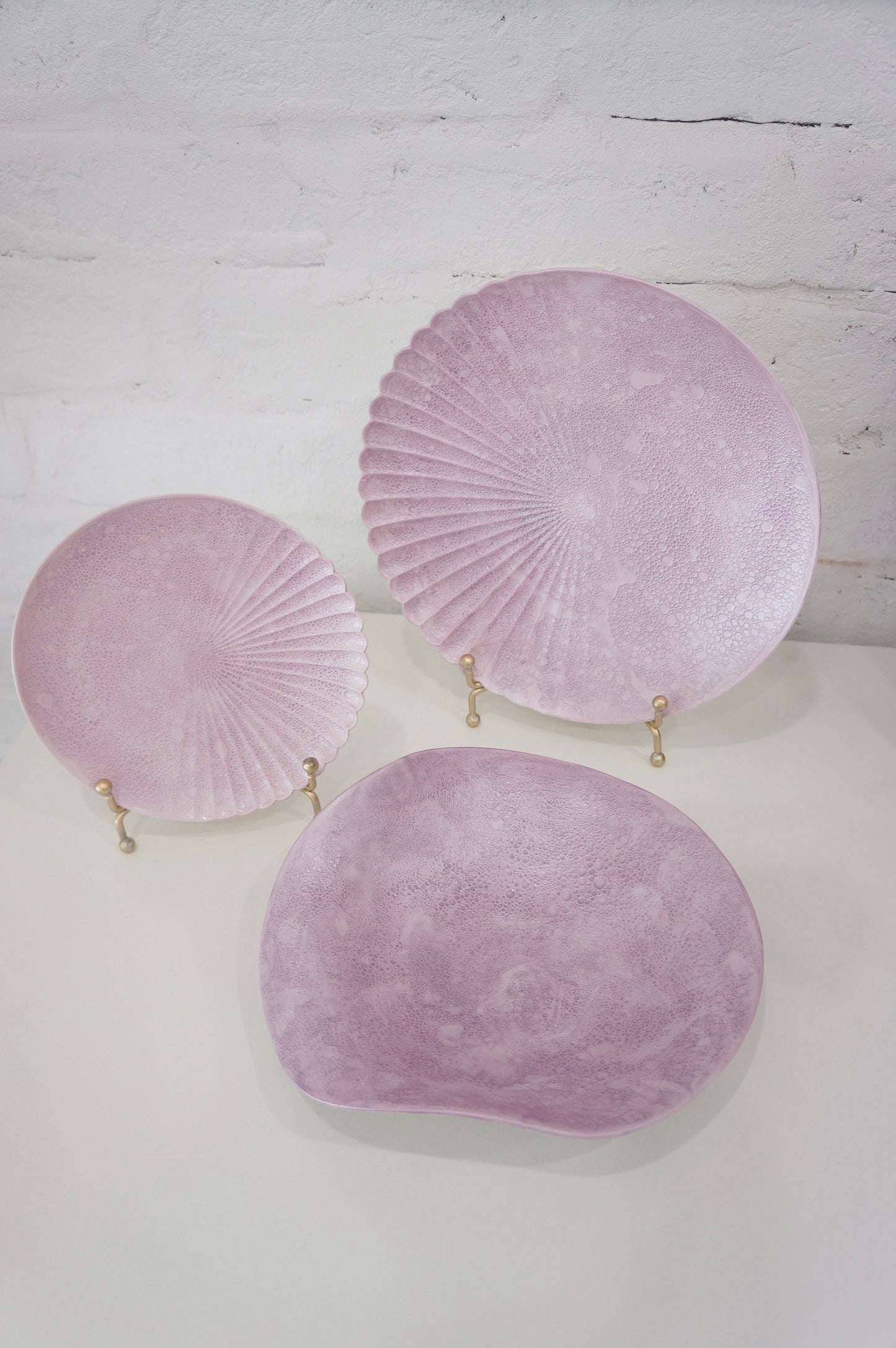 Arita Ware | Purple Pearl Bubble Pattern Dish Bowl - Special Shape