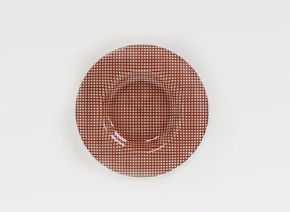 Eding | checky series dessert plate