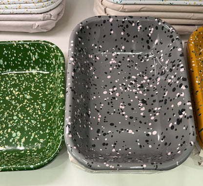 Eding | Milkyway Enamelware Small Rectangle Tray