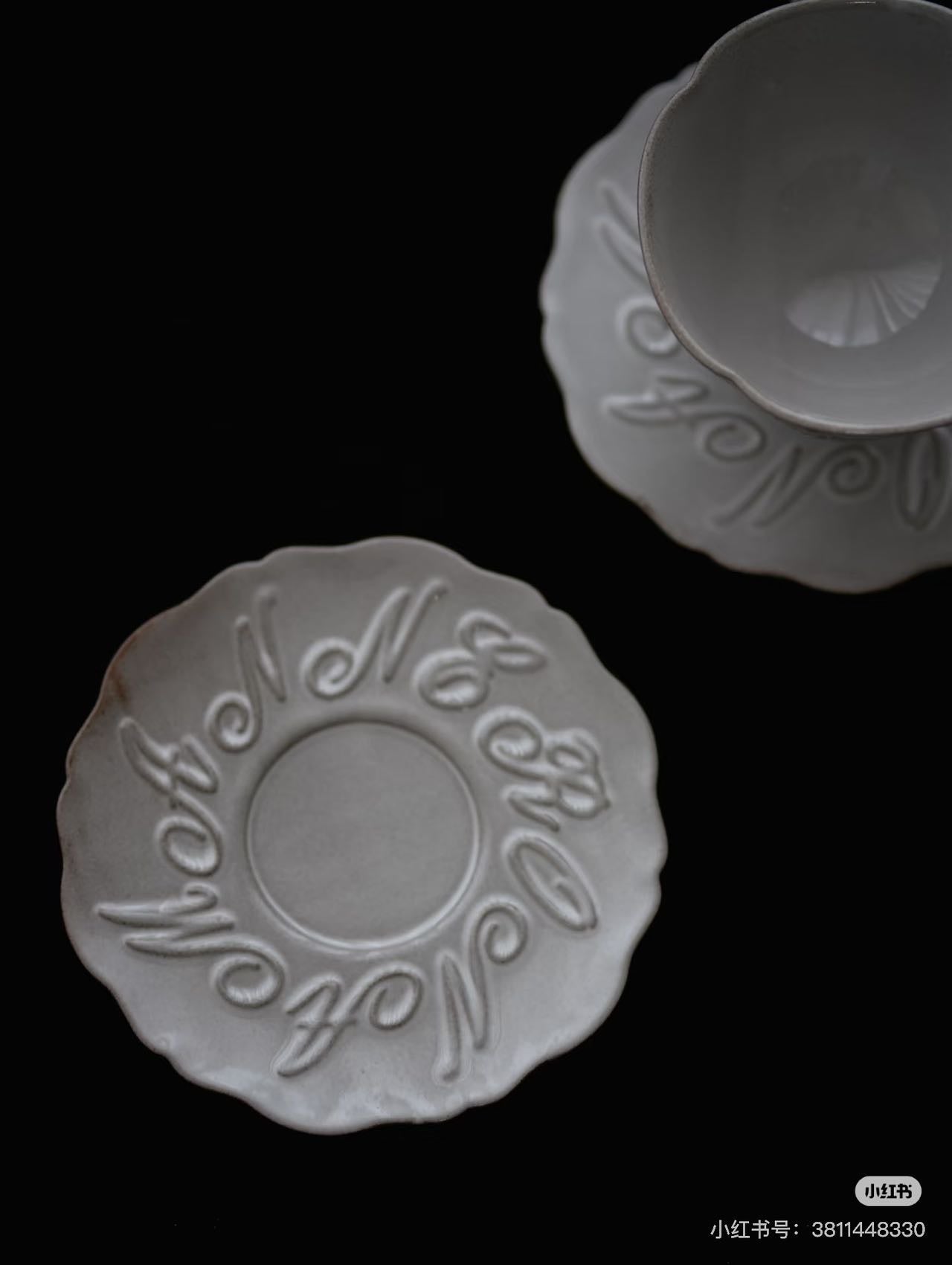 Onamanner｜Coffee Mug & Saucer Set