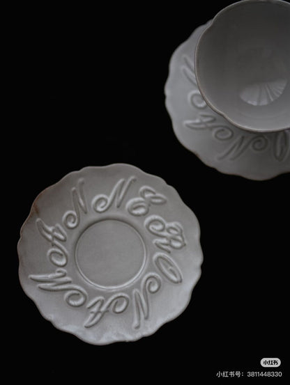 Onamanner｜Coffee Mug & Saucer Set