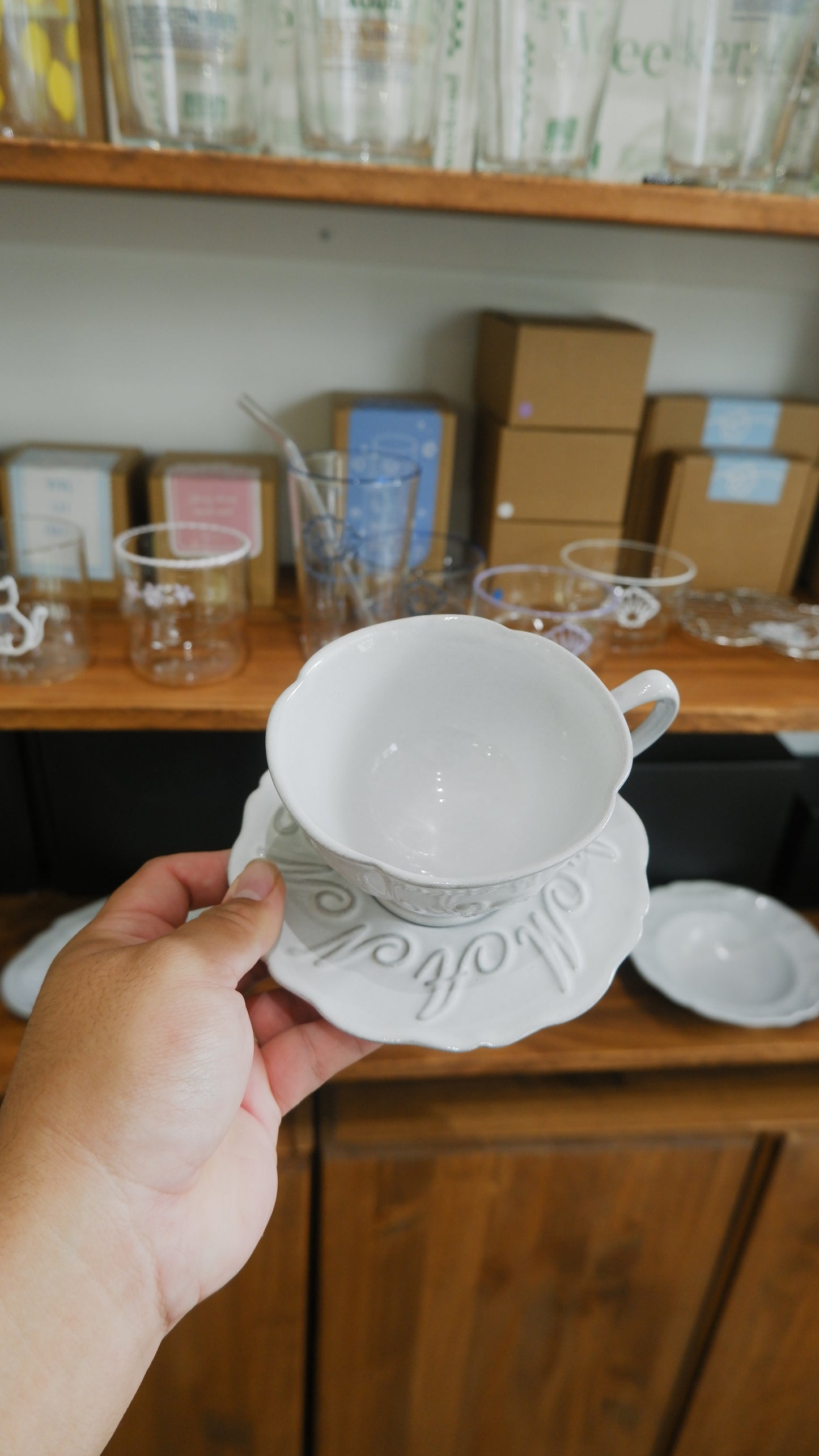 Onamanner｜Coffee Mug & Saucer Set