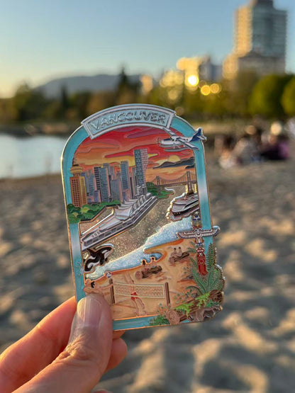 Limited Edition Vancouver Fridge Magnet - Summer