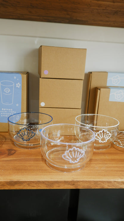 Lumiland｜Shell Glass Bowl（3 colors)