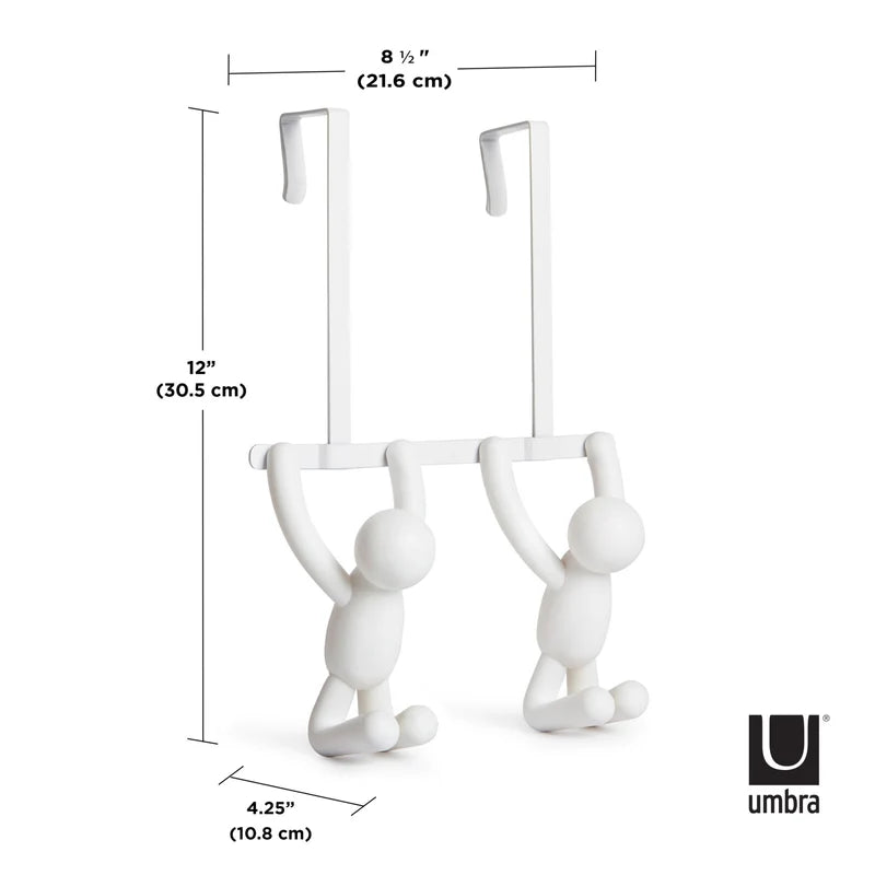 Umbra | BUDDY 2 OVER THE DOOR HOOK（White）