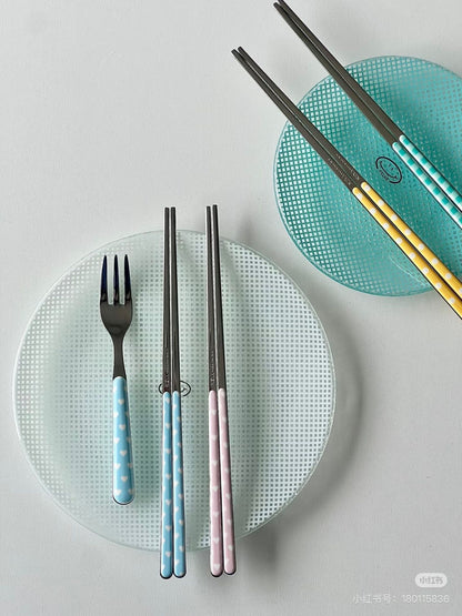 Neva Cultery - Heart Series Light Blue