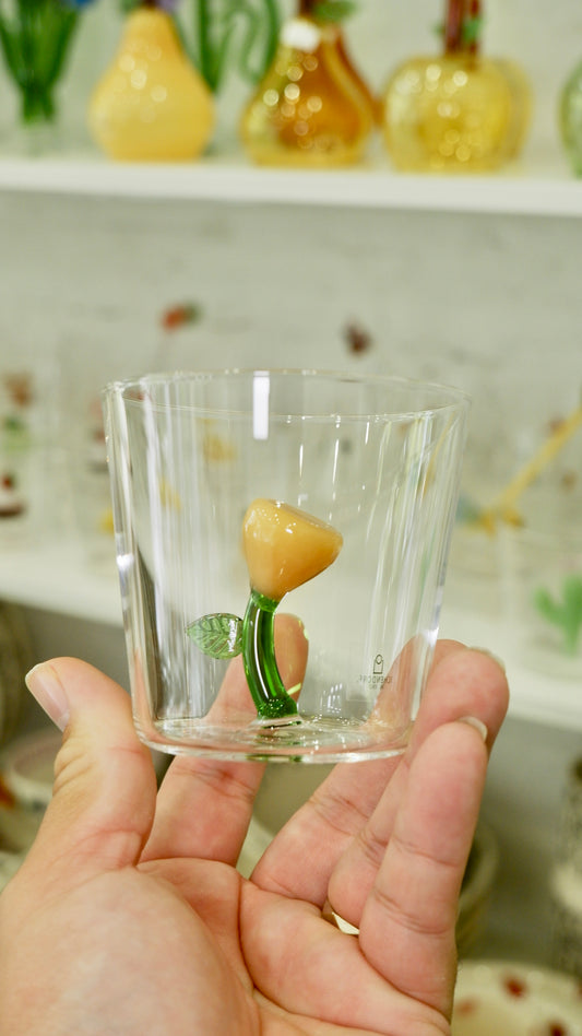 Ichendorf Milano |  Tumbler Amber Flower Inside