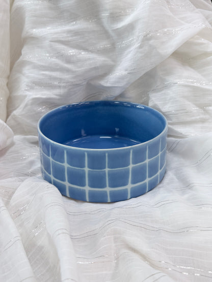 Egg Back Home｜Pet Bowl Stoneware blue