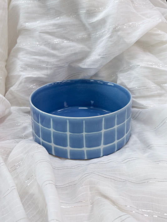 Egg Back Home｜Pet Bowl Stoneware blue