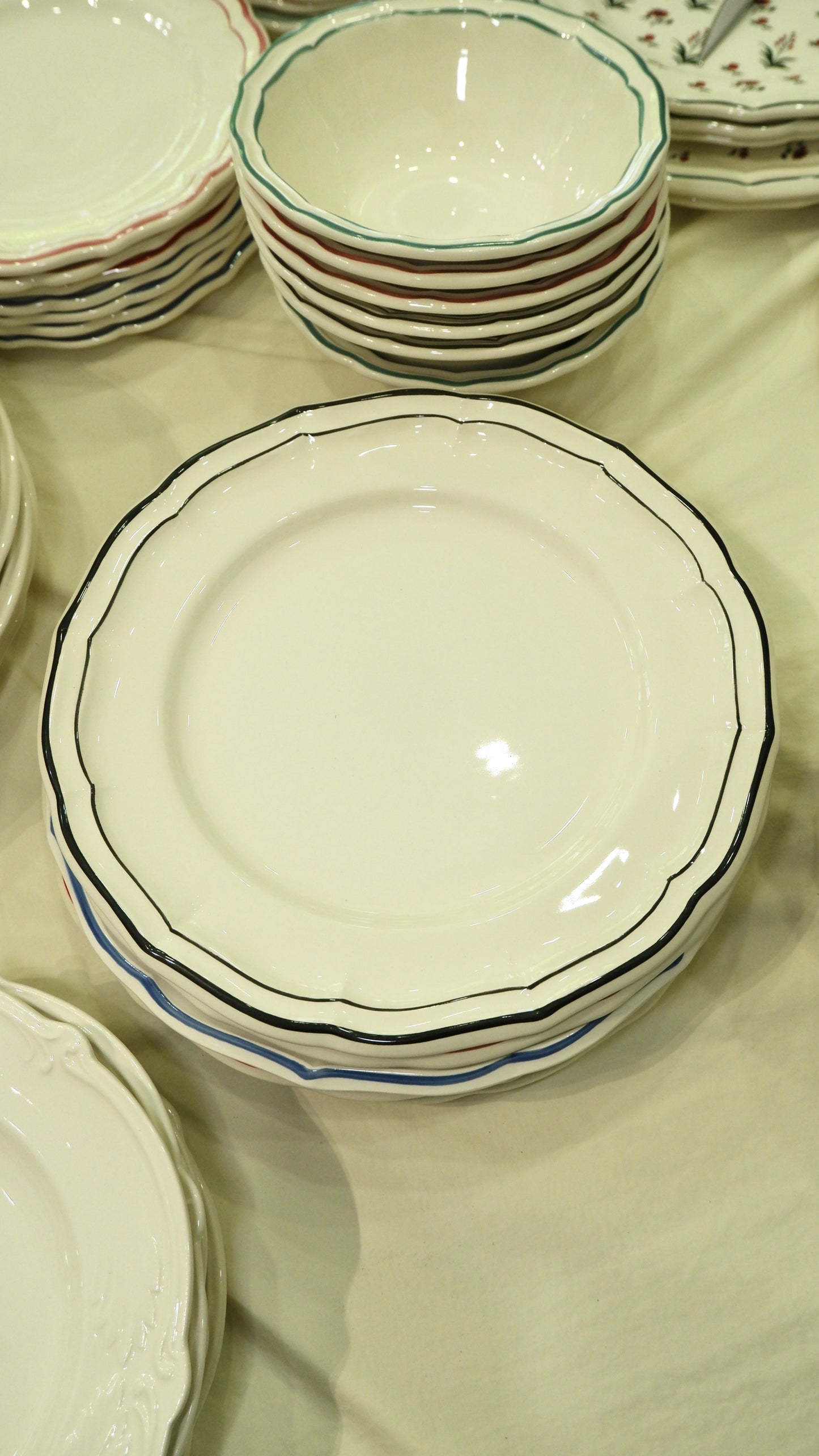Gien Les Filet｜Dinner Plate（8 colors）