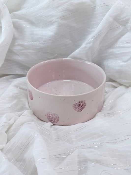 Egg Back Home｜Pet Bowl Stoneware pink