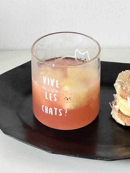 Lumiland｜Cat Glass cup