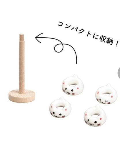 TANAKA | Cat Chopstick Rest - Tortoiseshell Cat