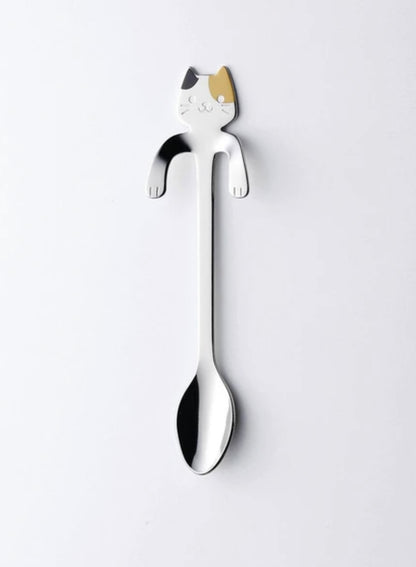 Cat Coffee Spoon - Black Cat