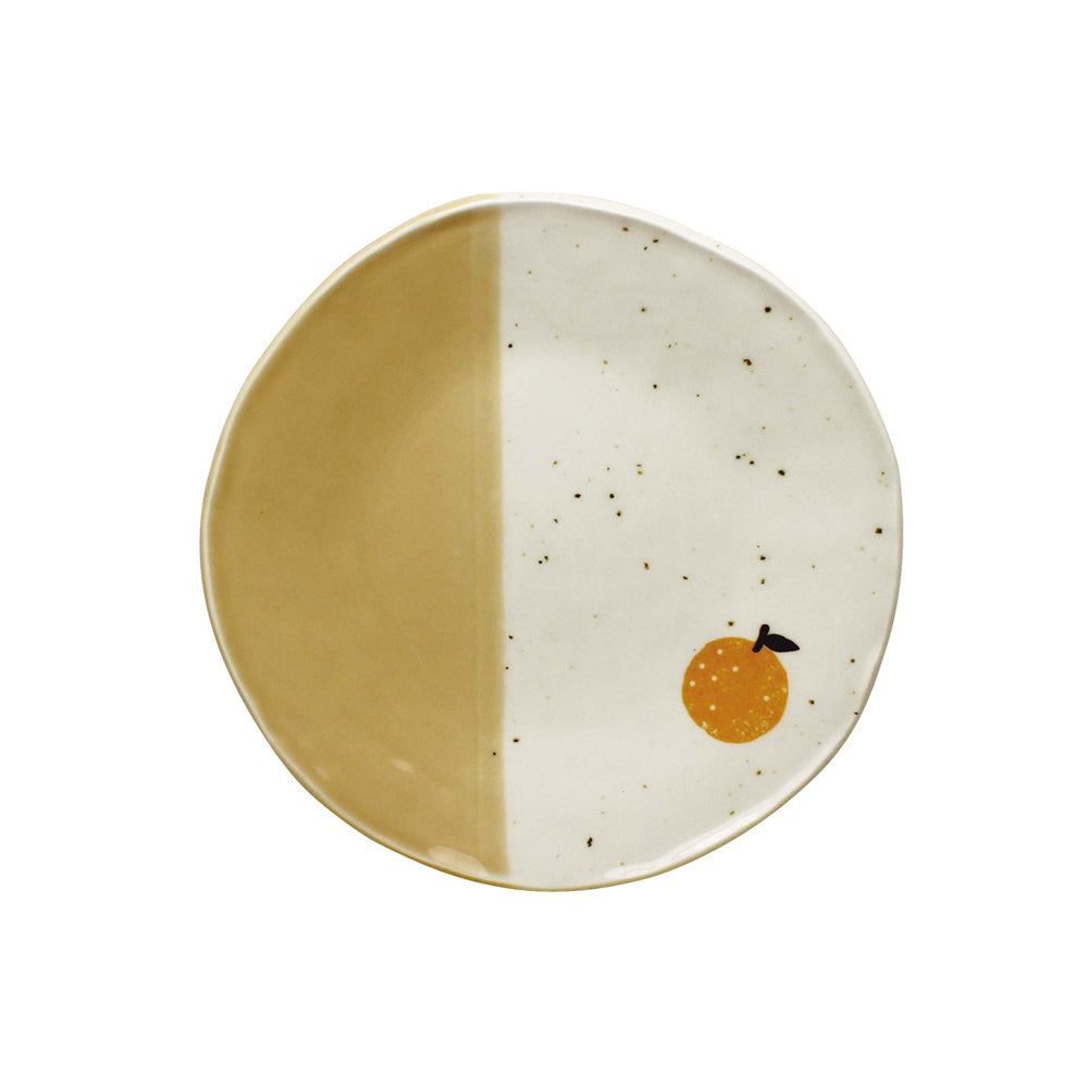 IZAWA | Yuzu & Fish Tableware - Yuzu Round Flat Plate