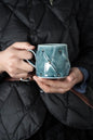 Jingdezhen | Daojin | Diamond Pattern Leather Style Mugs (2 Colors)