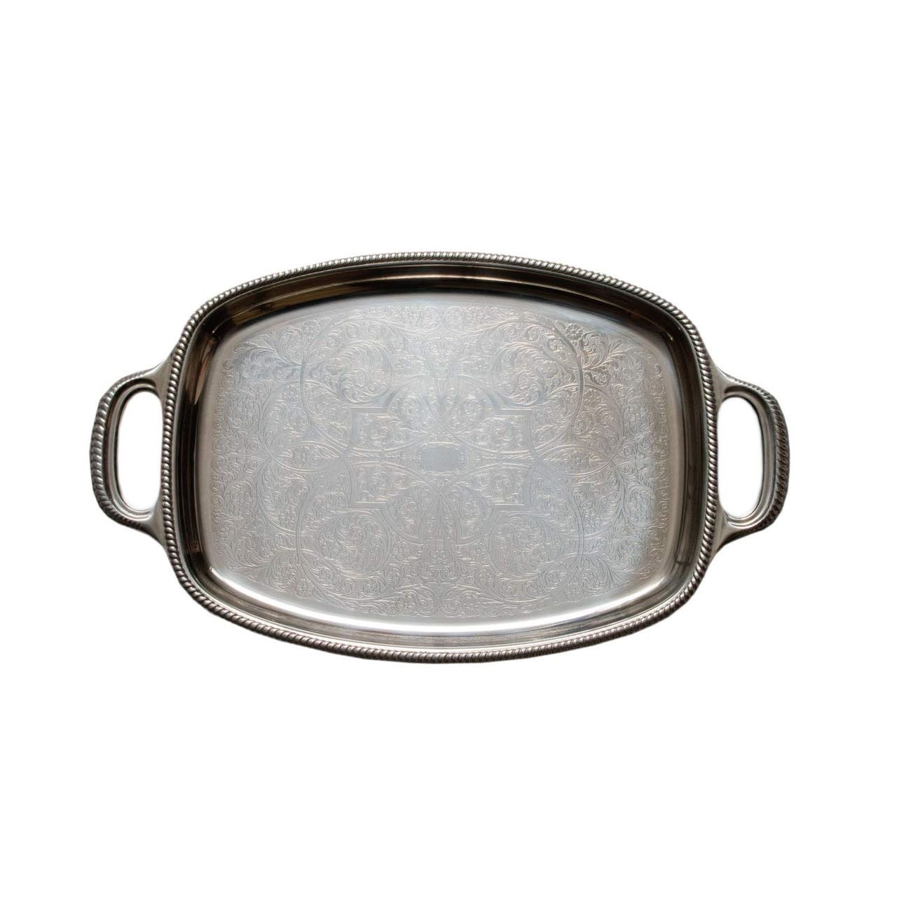 Motta | San Marco Damascene Rectangle Tray with handle(3 sizes)