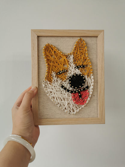 Customized Pattern Framed String Art