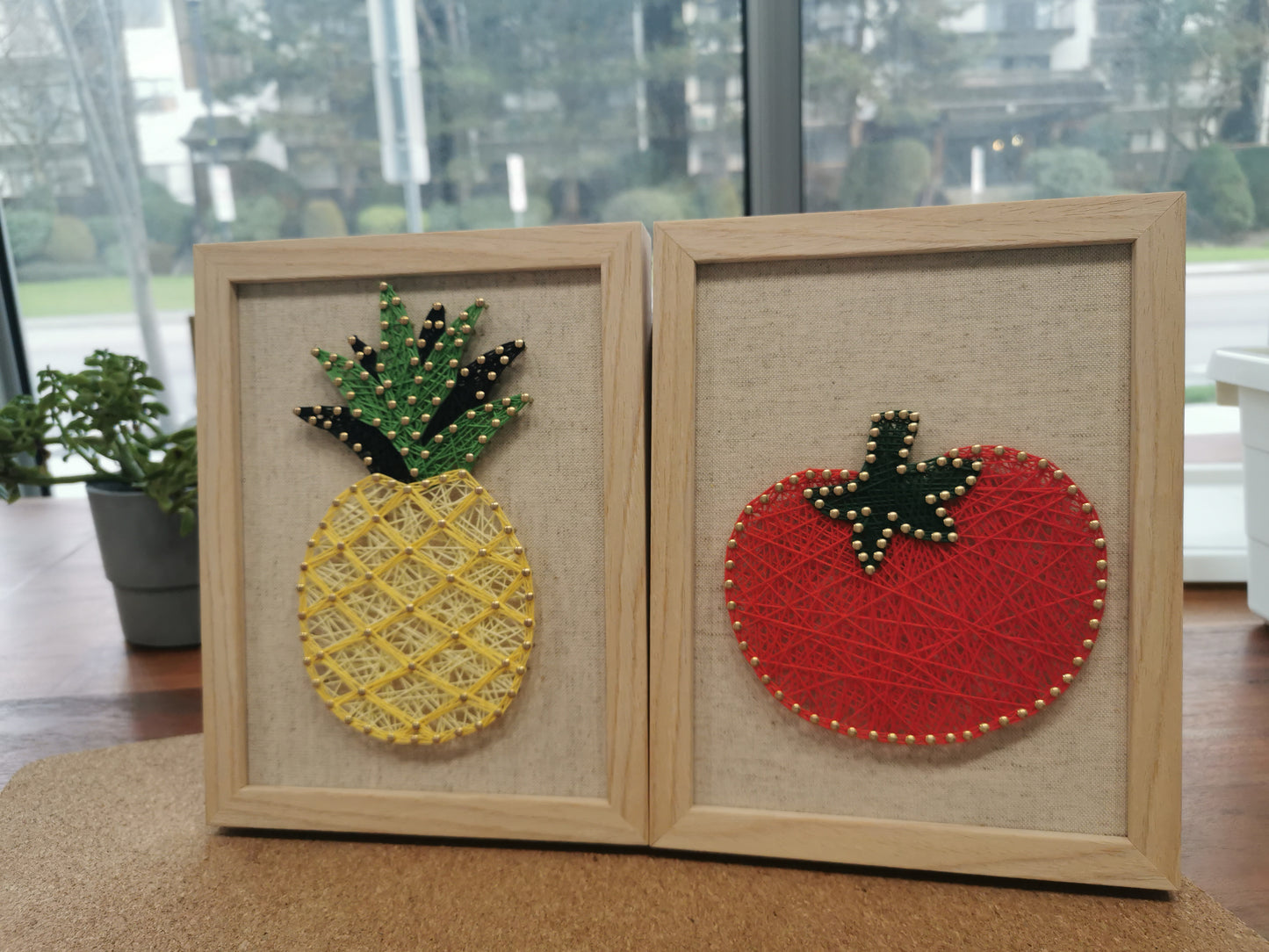 Customized Pattern Framed String Art