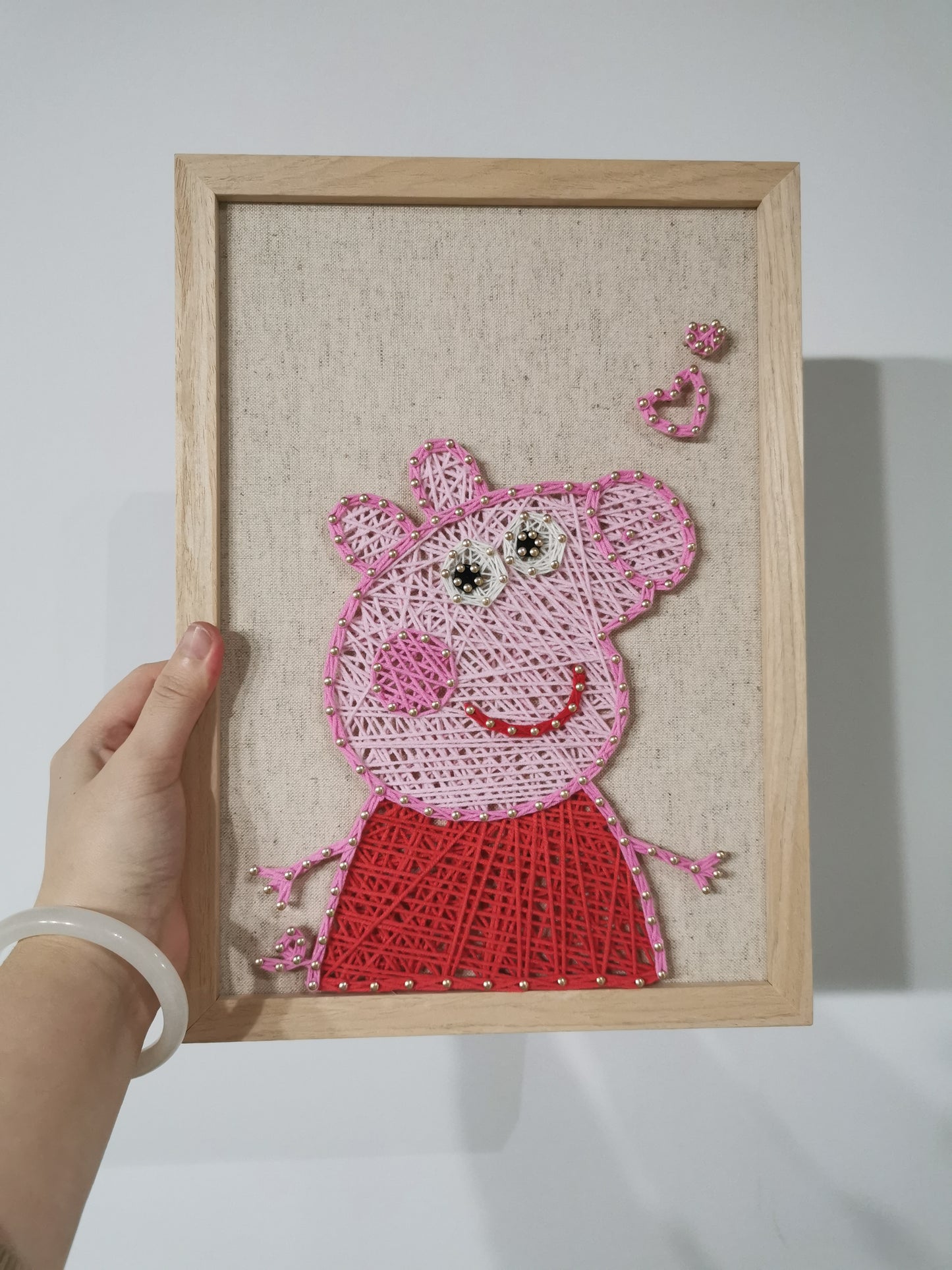 Customized Pattern Framed String Art