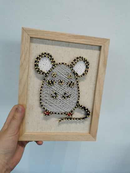 Customized Pattern Framed String Art