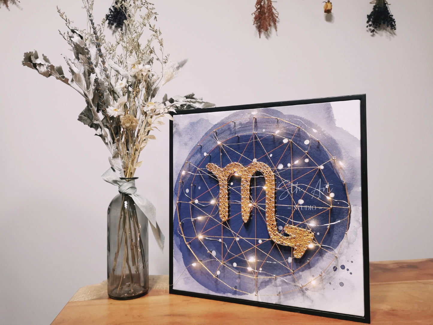 Constellation Symbol Framed String Art