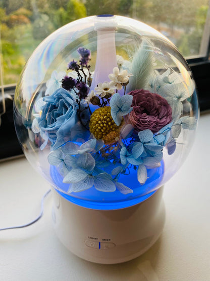 Dried & Preserved Flower Home Diffuser & Light