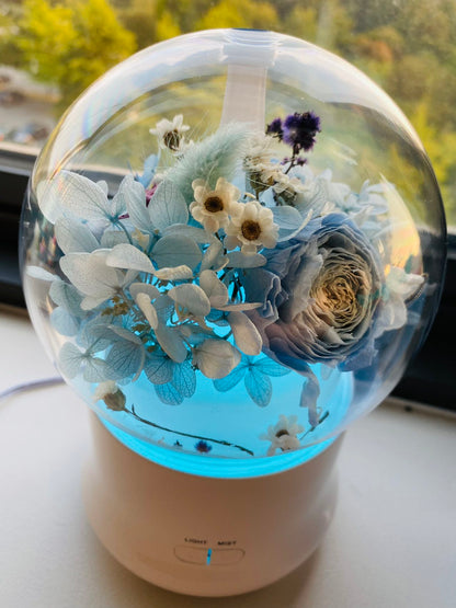 Dried & Preserved Flower Home Diffuser & Light