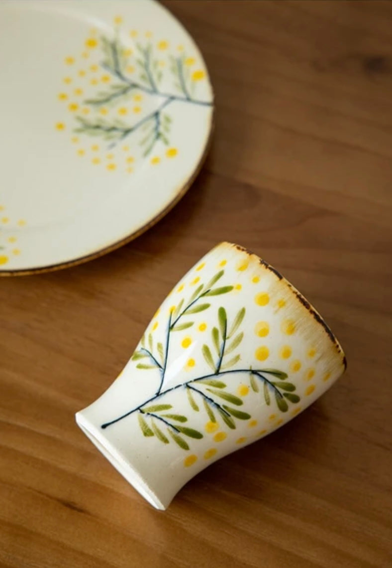 Hasami ware | Mimosa Flower Series - Plate