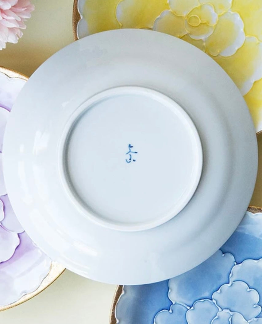 Arita Ware | Purple Peony Plate