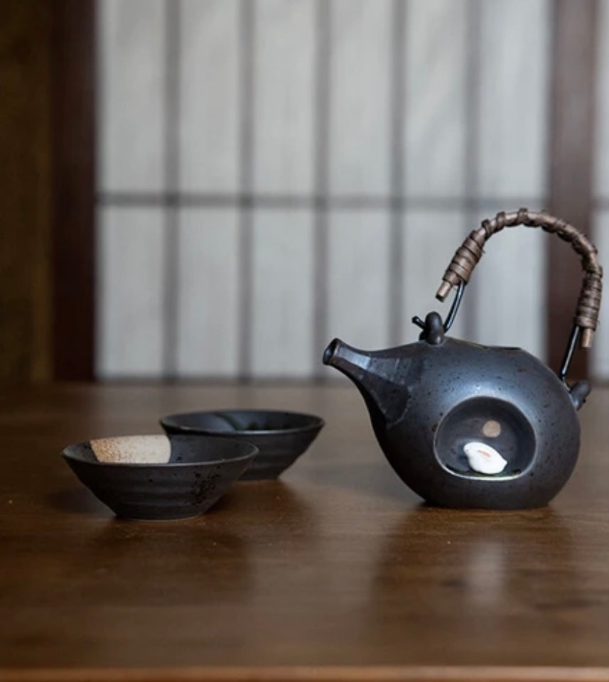 Hasami ware | Moon Rabbit Sake Set