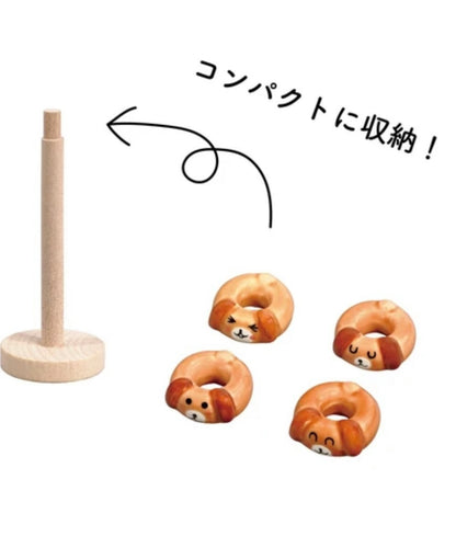 TANAKA | Doughnut Chopstick Rest - Shiba Inu