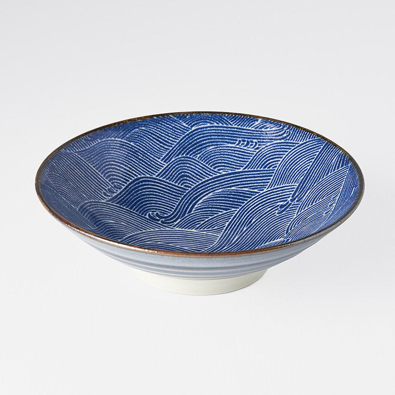 Showa | Mino Ware Large Bowl - Blue Aomi