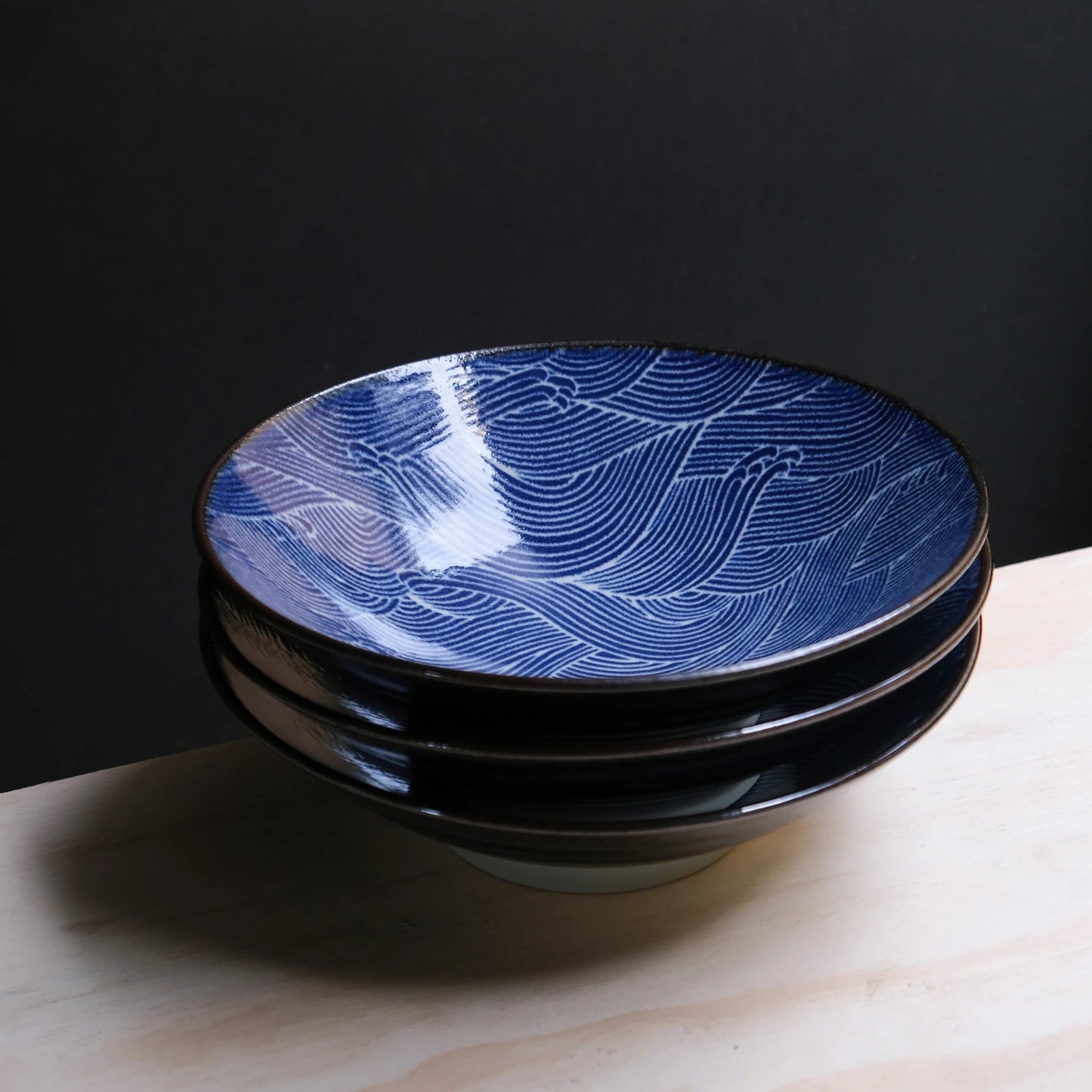 Showa | Mino Ware Large Bowl - Blue Aomi