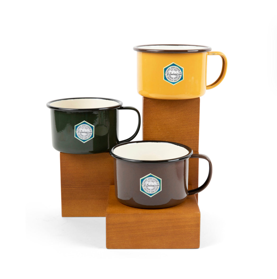 Crow Canyon | Camp Wandawega X CCH | Sauce Mug - Yellow with Brown Rim