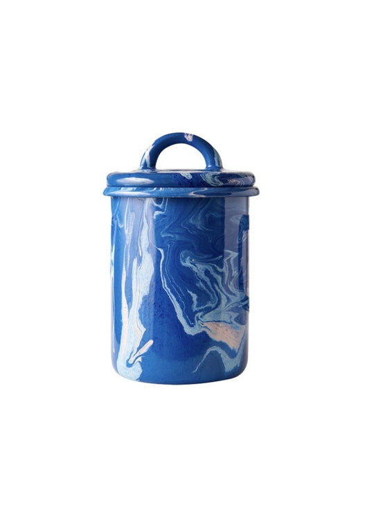 Crow Canyon | Bornn | Multi Swirl Jar - Cobalt Swirl