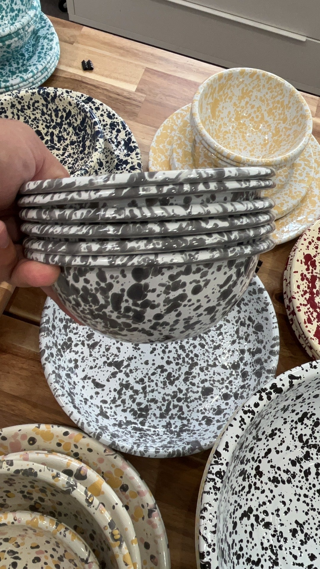 Crow Canyon | Cereal Bowl - (Splatter Grey)