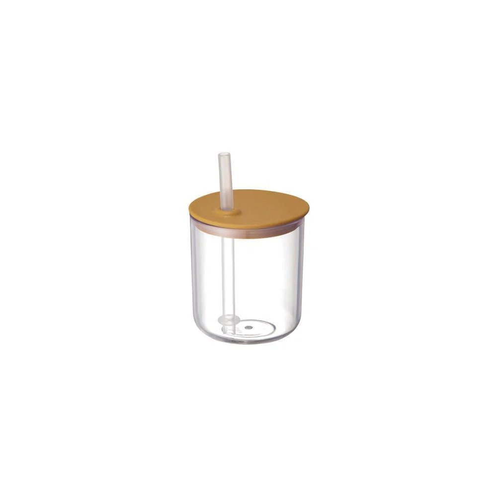 KINTO | BONBO | Kids Tableware - Straw Cup - Yellow