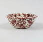 Crow Canyon | Serving Bowl (Splatter Burgundy & Cream)