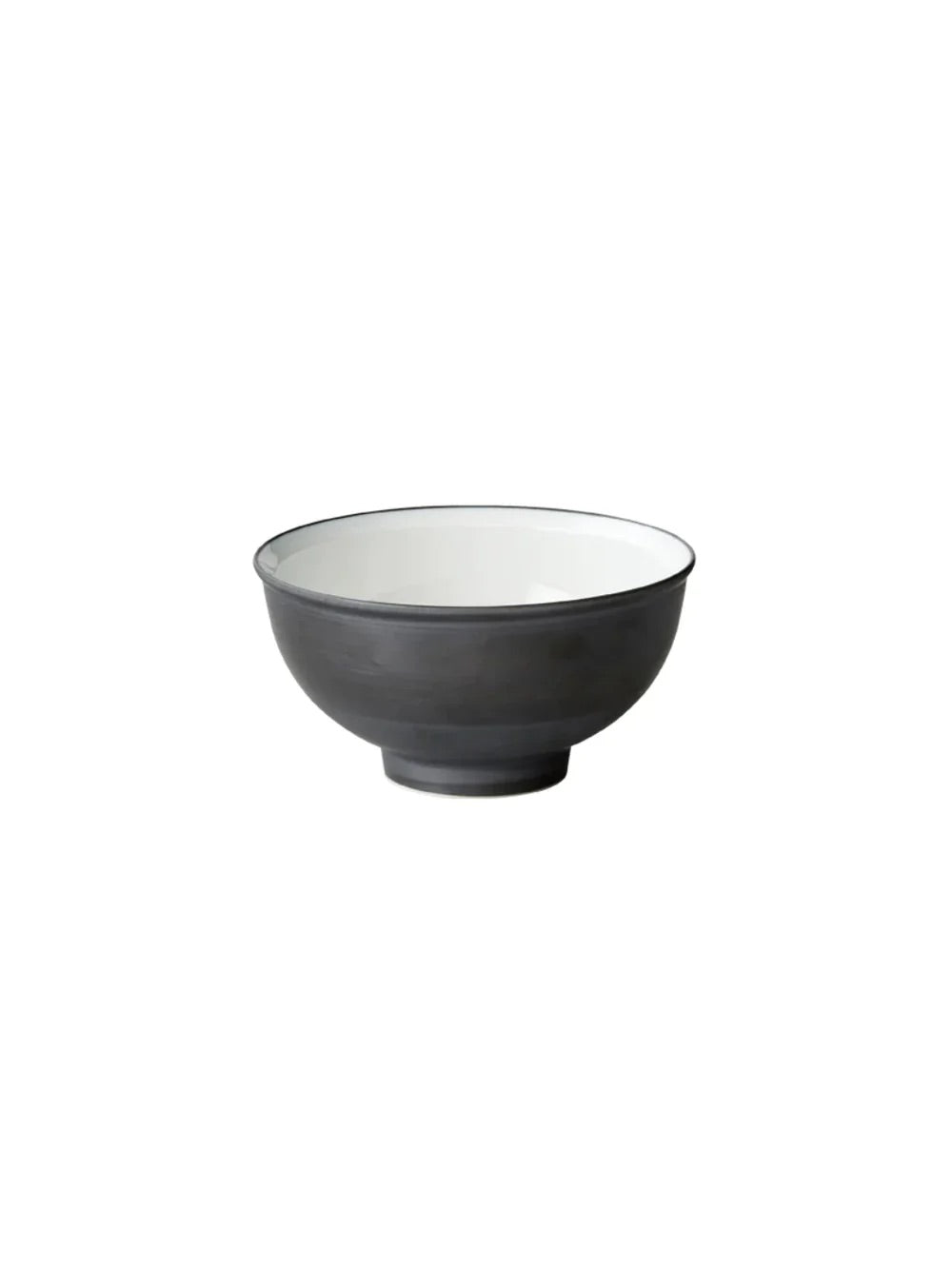 KINTO RIM Rice Bowl (12cm/4.5in) - Black