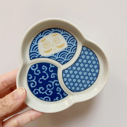 Kutani Ware | Daruma Plate Set